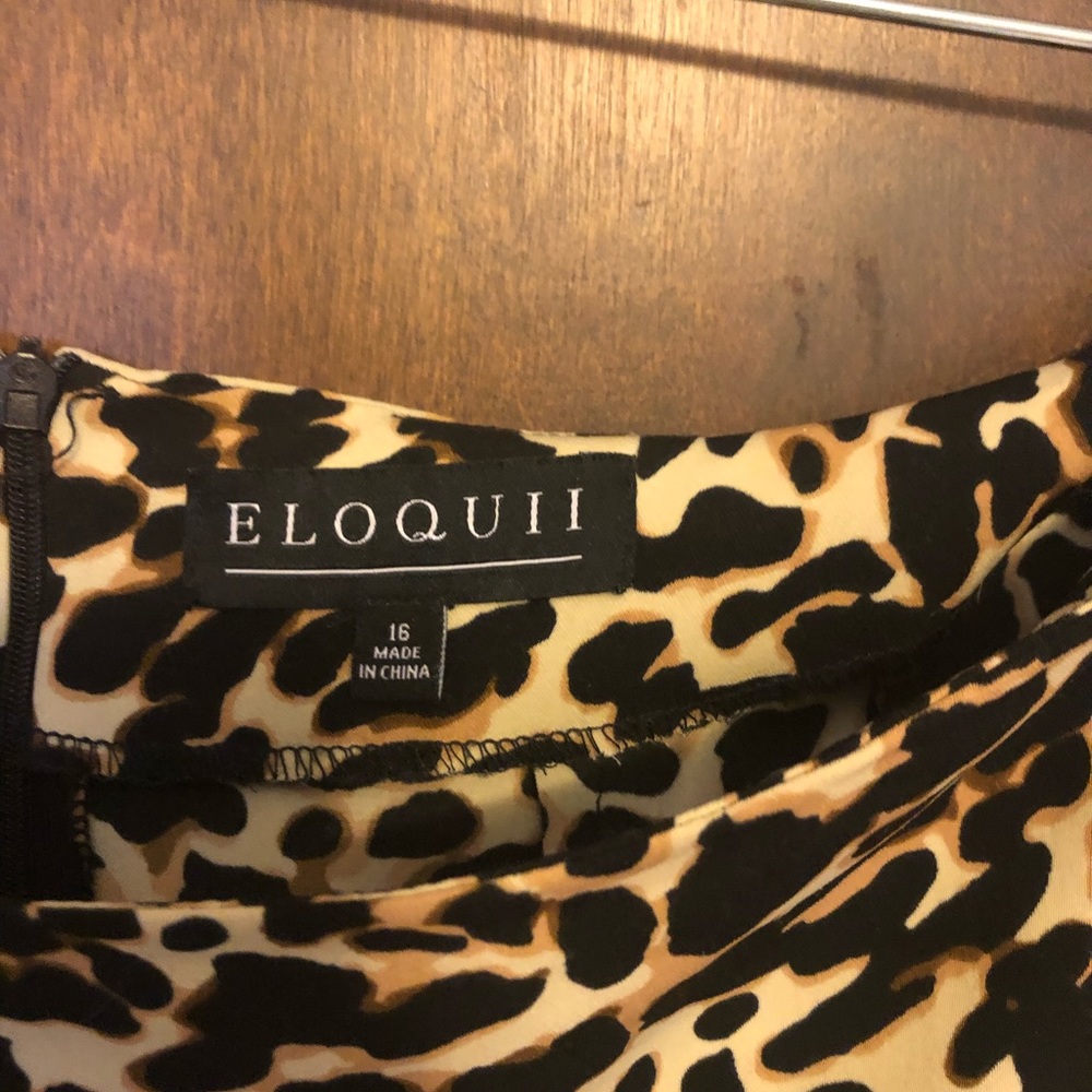 Leopard midi skirt from Eloquii. Size 16. - Picture 2 of 3